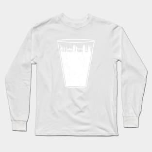 Drink Around the World Skyline Vintage Long Sleeve T-Shirt